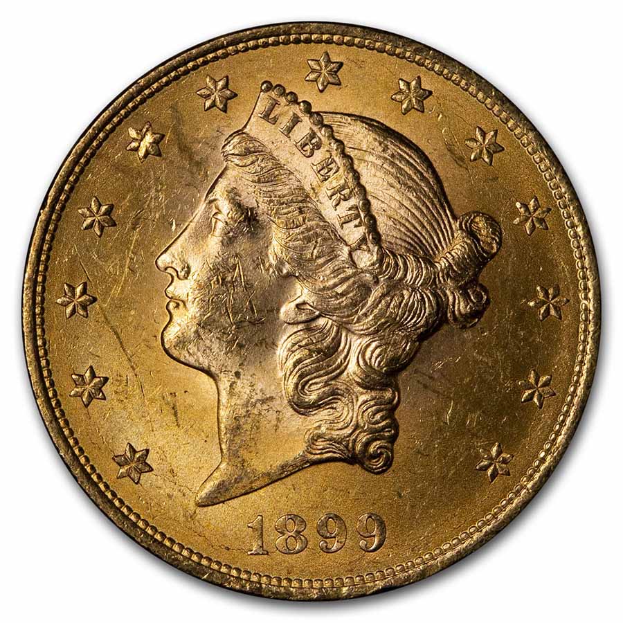 Buy 1899 $20 Liberty Gold Double Eagle BU
