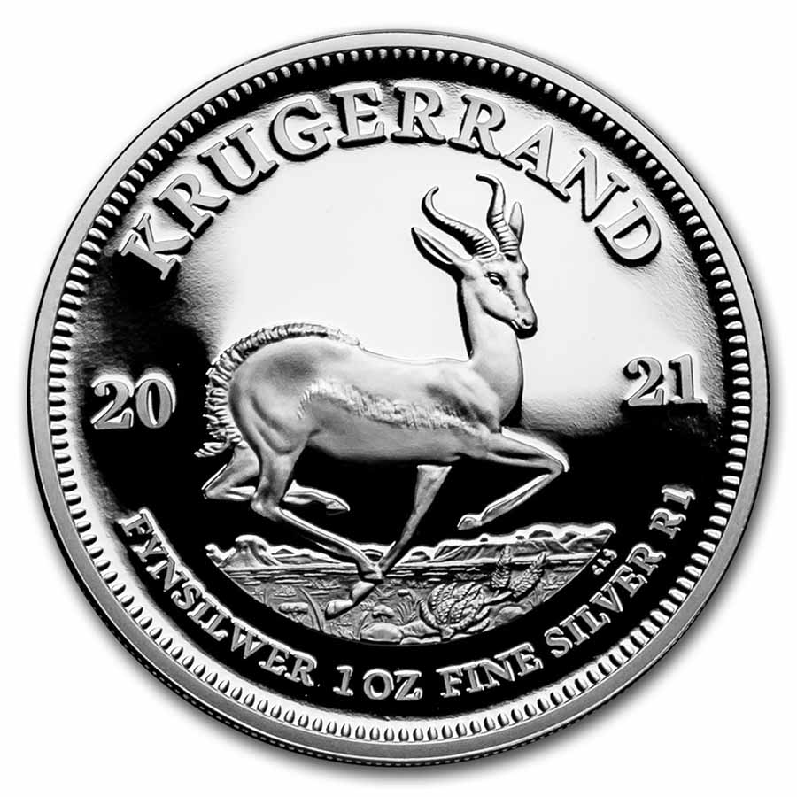 Buy 2021 South Africa 1 oz Silver Krugerrand Proof