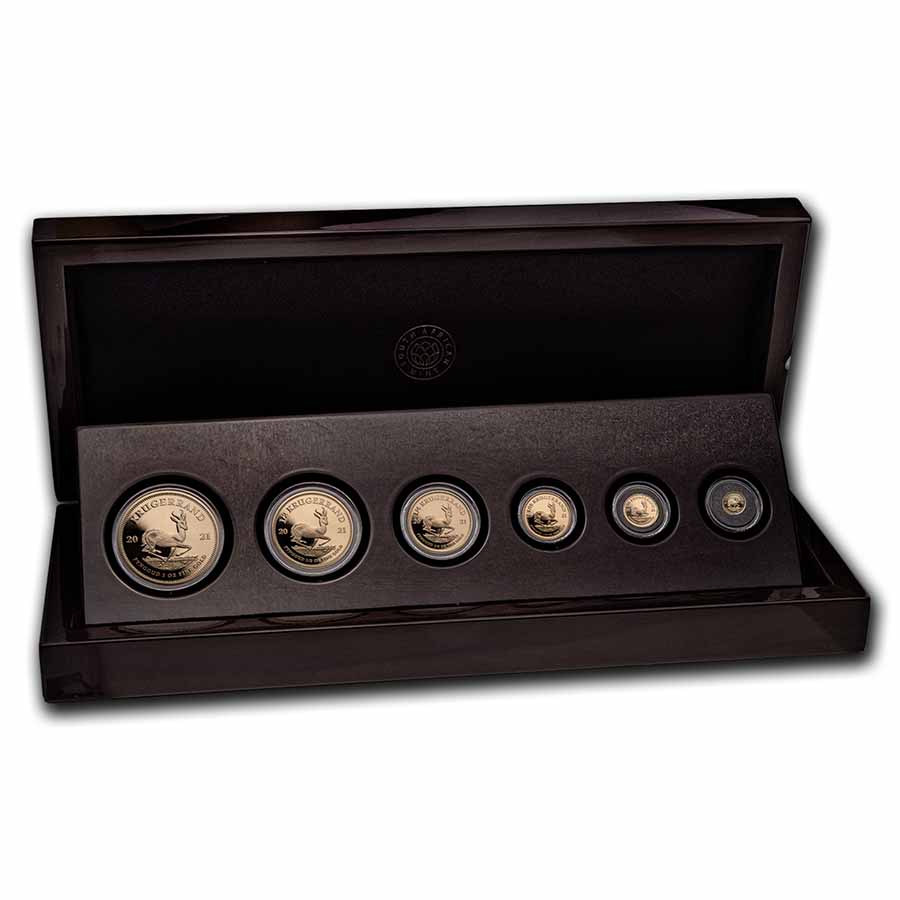 Buy 2021 South Africa 6-coin Gold Krugerrand Prestige Proof Set