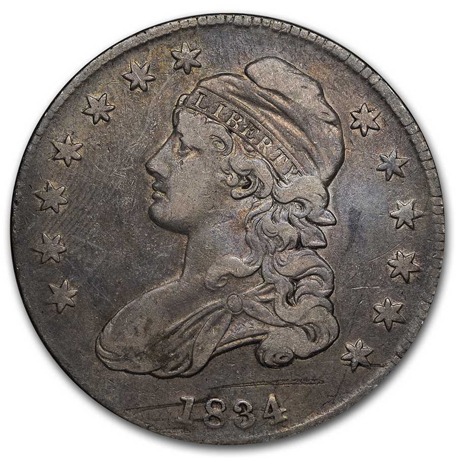 Buy 1834 Bust Half Dollar VF (Sm Date, Sm Ltrs, Details)