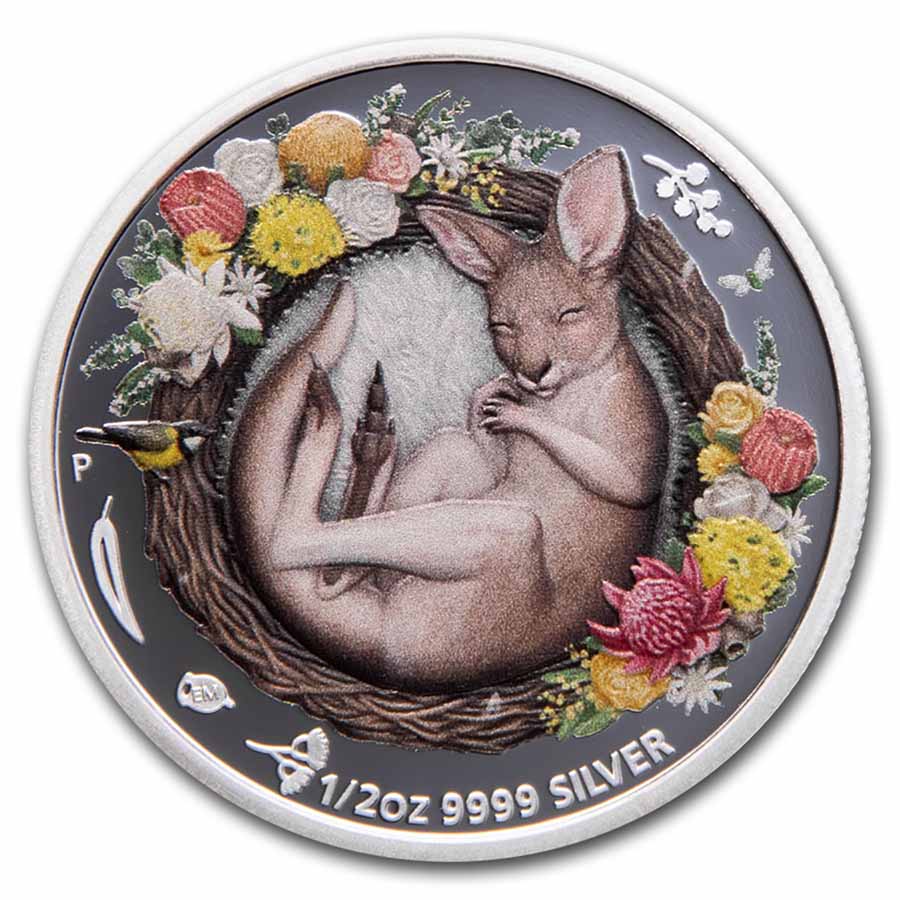 Buy 2021 Australia 1/2 oz Silver Dreaming Down Under Kangaroo Proof