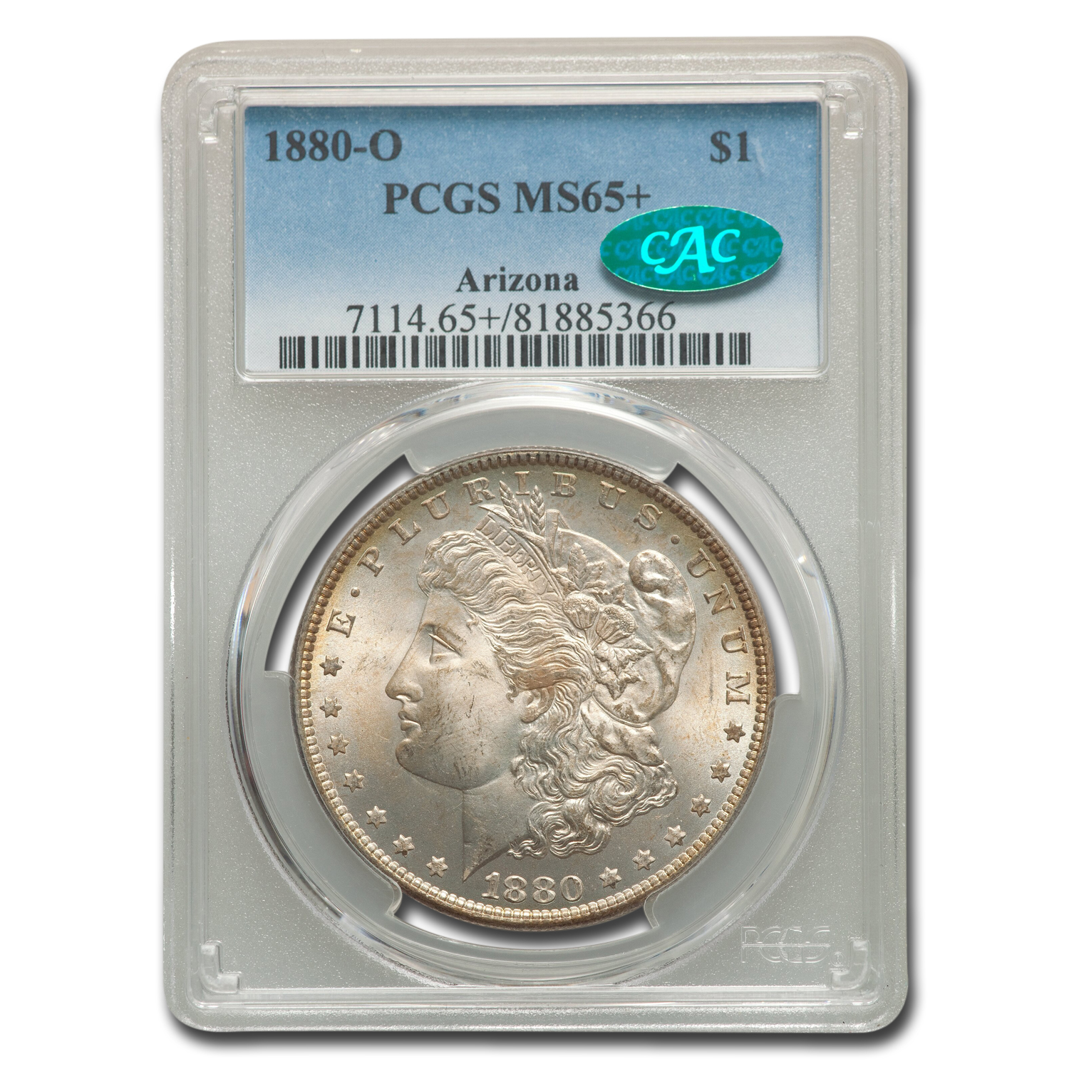 Buy 1880-O Morgan Dollar MS-65+ PCGS CAC