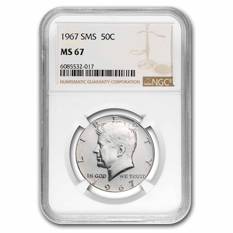 Buy 1967 Kennedy Half Dollar SMS MS-67 NGC