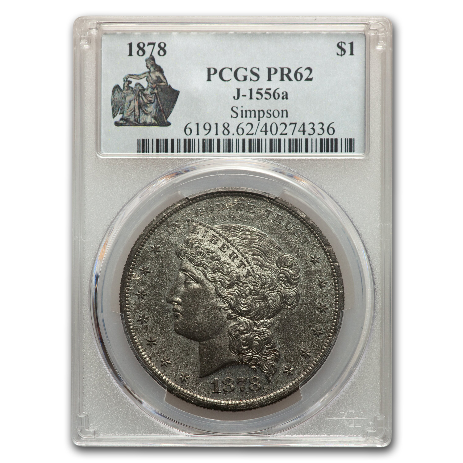 Buy 1878 Morgan Dollar Pattern PR-62 PCGS (J-1556a)