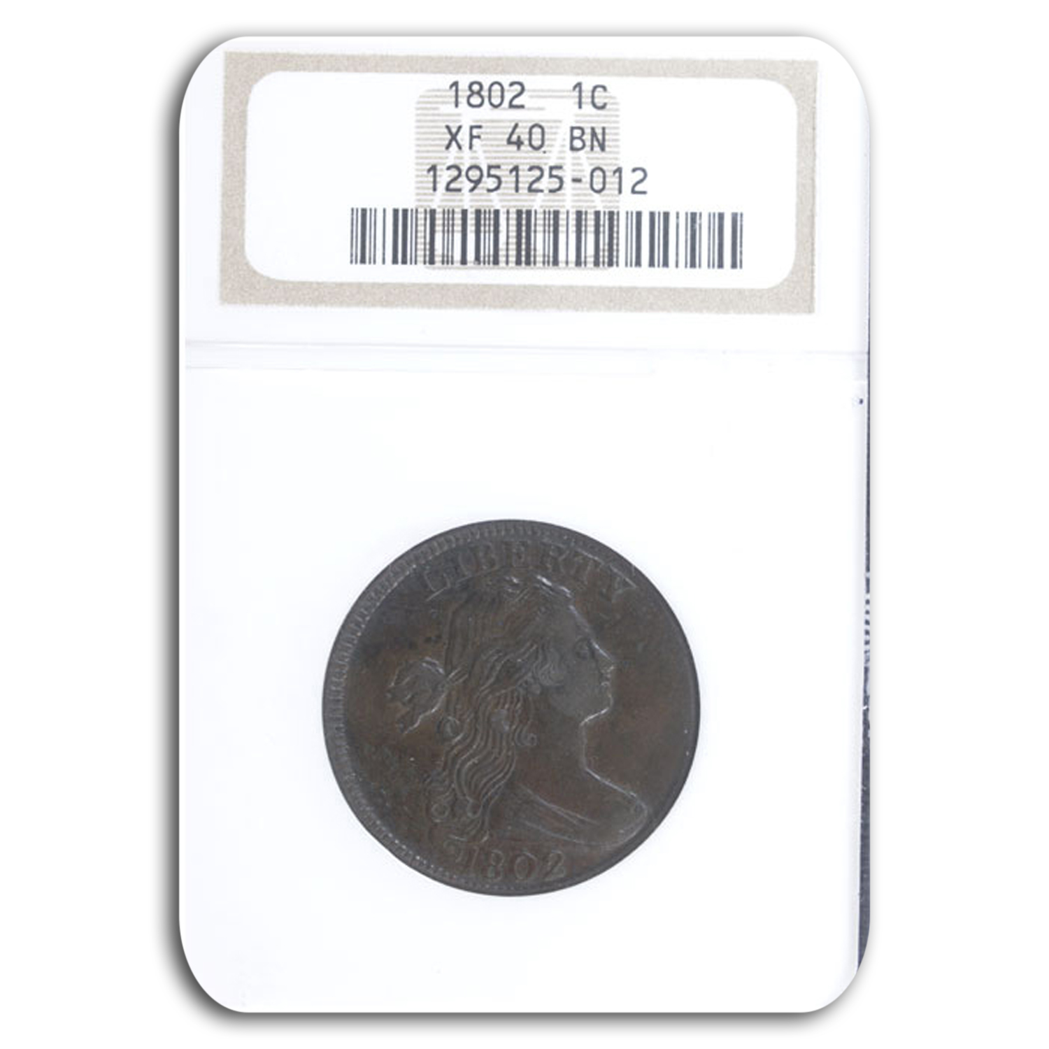 Buy 1802 Draped Bust Cent XF-40 NGC (Brown)