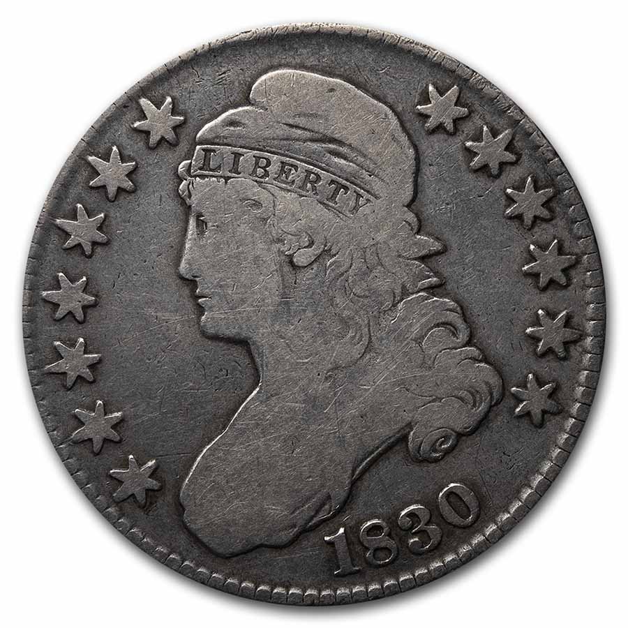 Buy 1830 Bust Half Dollar VG (Small 0)