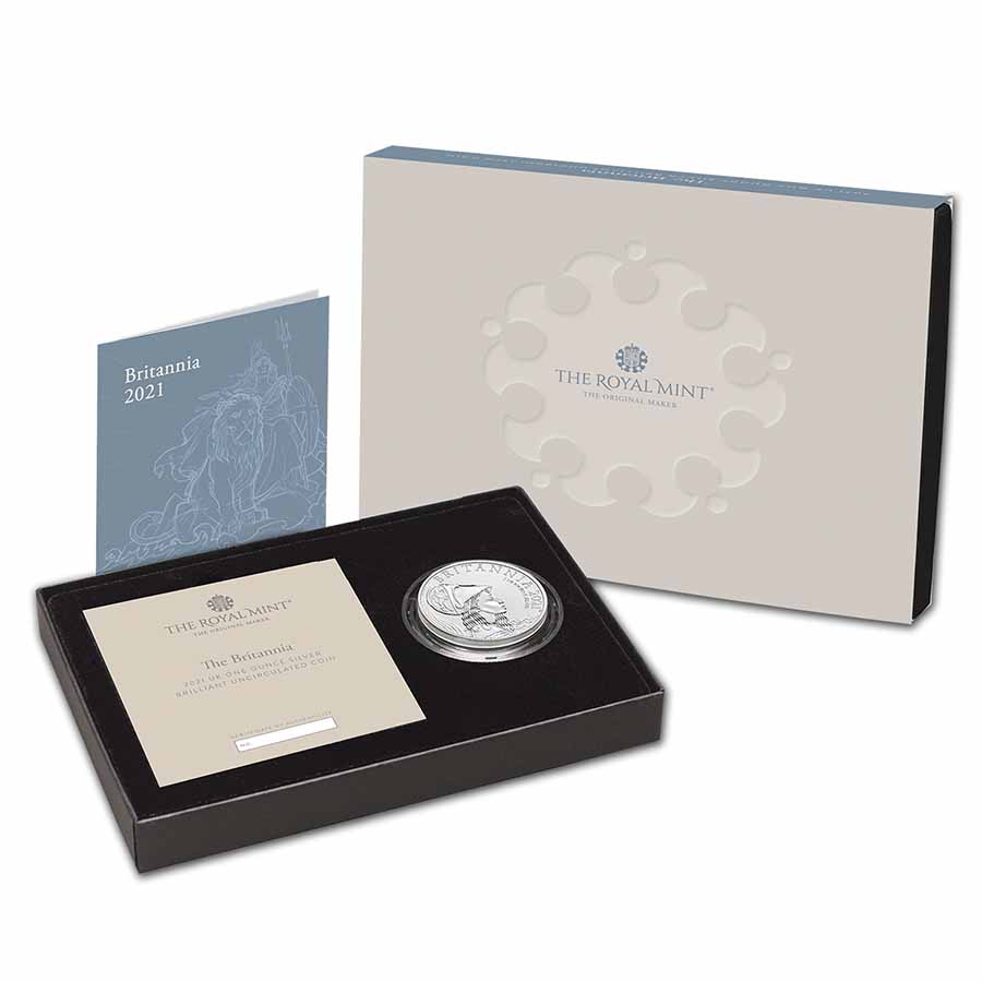 Buy 2021 Great Britain 1 oz Silver Britannia BU (Limited Edition) - Click Image to Close