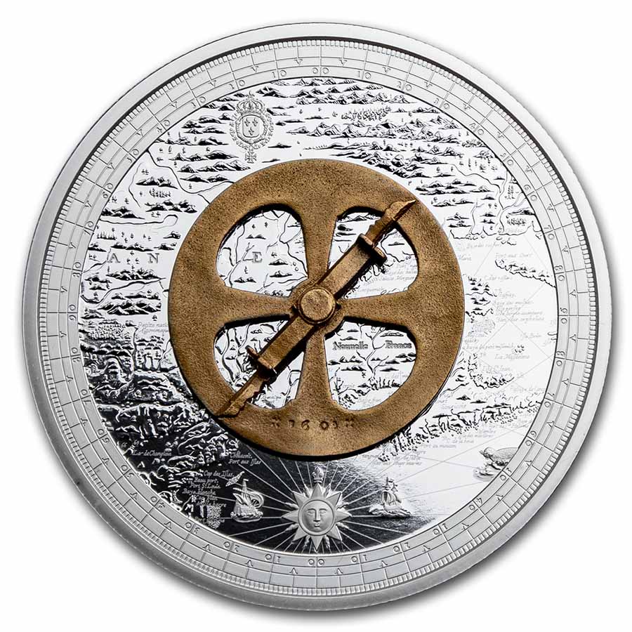 Buy 2021 Canada Ag $50 Lost Then Found: Champlain and the Astrolabe