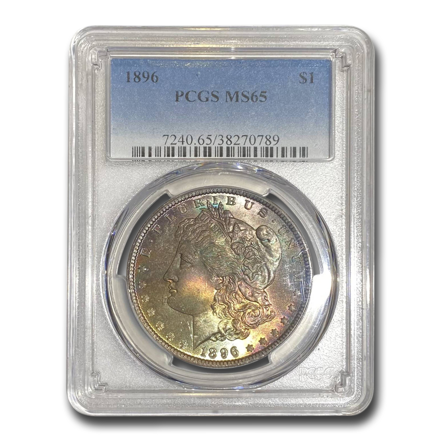 Buy 1896 Morgan Dollar MS-65 PCGS (Toned)