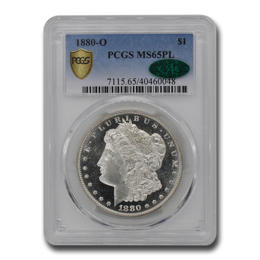 Buy 1880-O Morgan Dollar MS-65 PL PCGS CAC