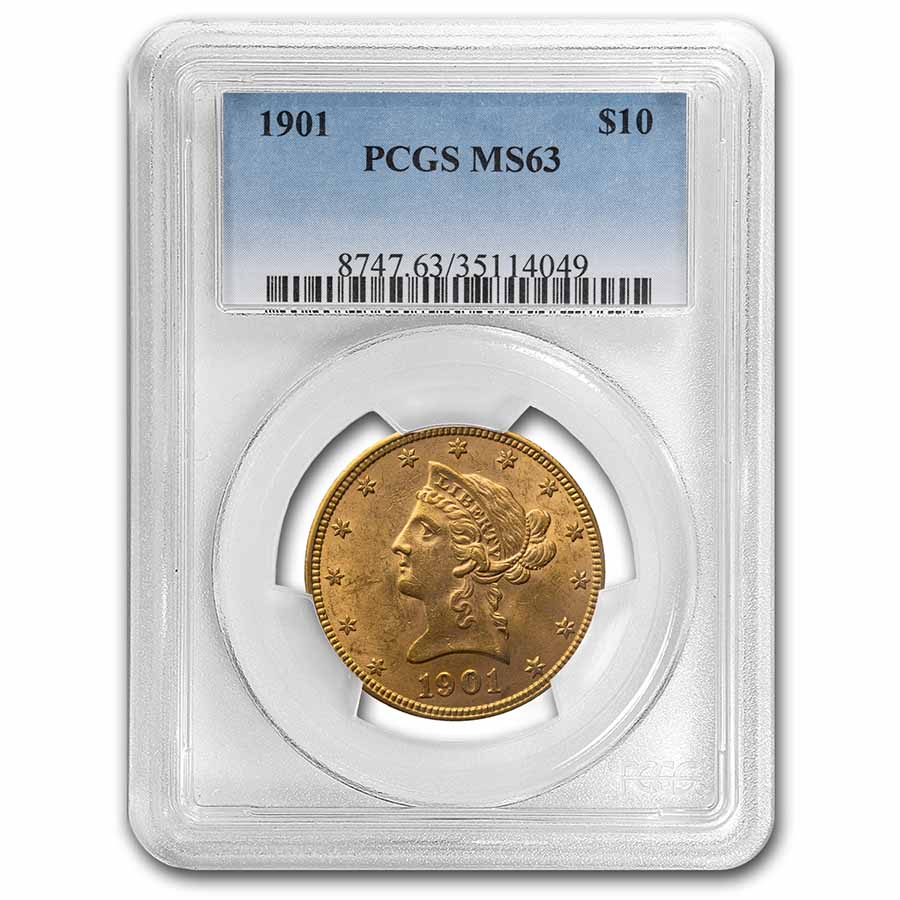 Buy 1901 $10 Liberty Gold Eagle MS-63 PCGS