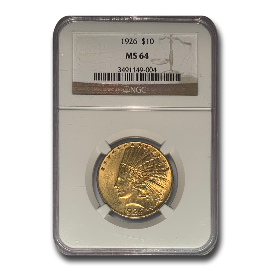 Buy 1926 $10 Indian Gold Eagle MS-64 NGC
