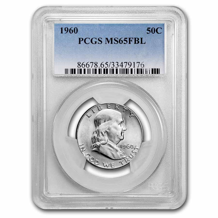 Buy 1960 Franklin Half Dollar MS-65 PCGS (FBL)