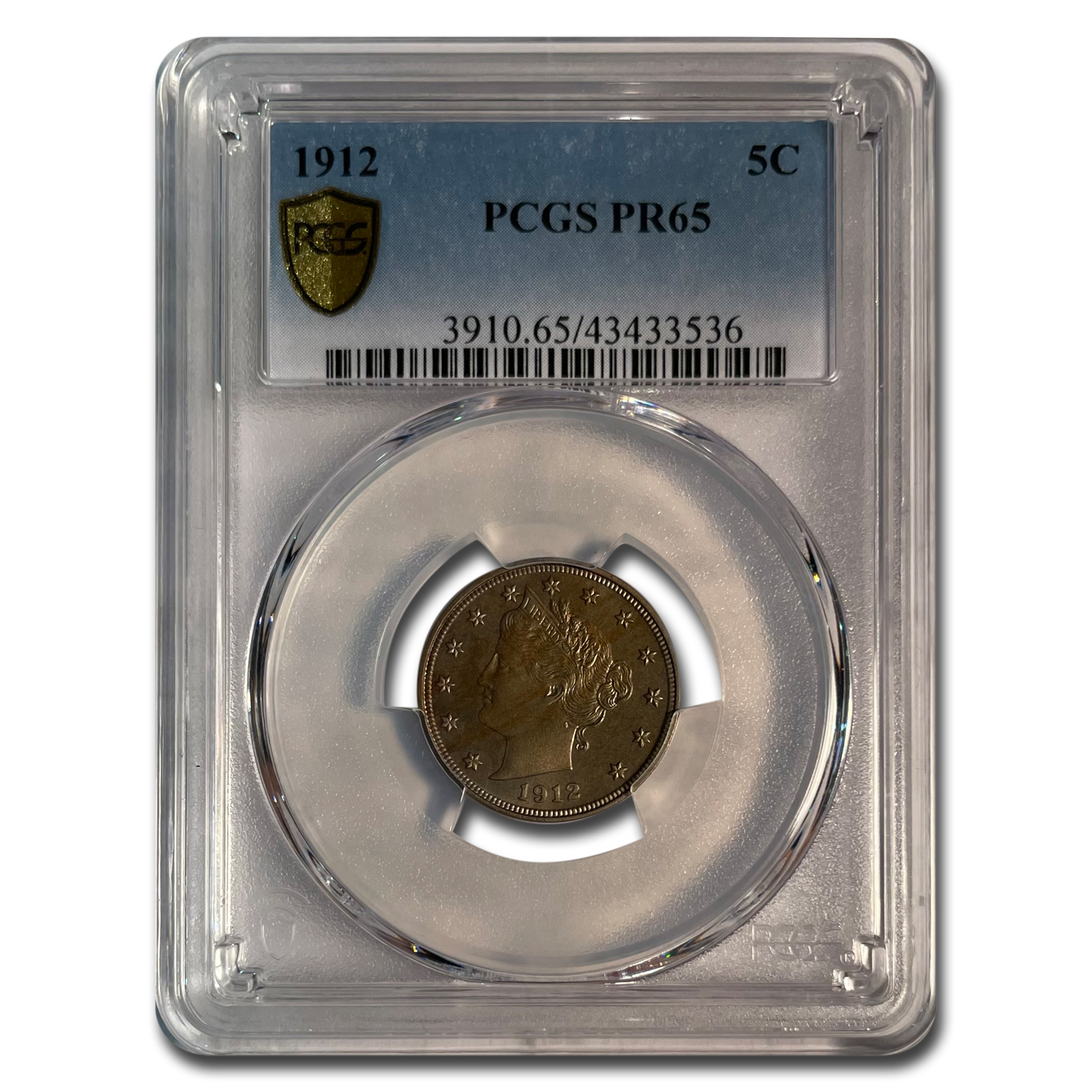 Buy 1912 Liberty Head V Nickel PR-65 PCGS