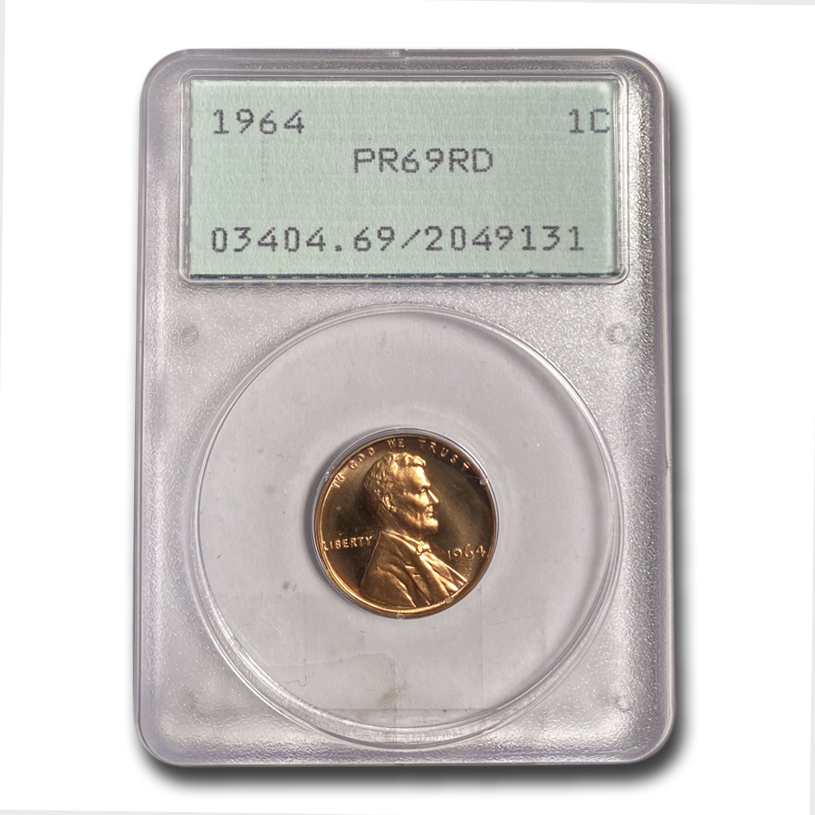 Buy 1964 Lincoln Cent PR-69 PCGS (Red)