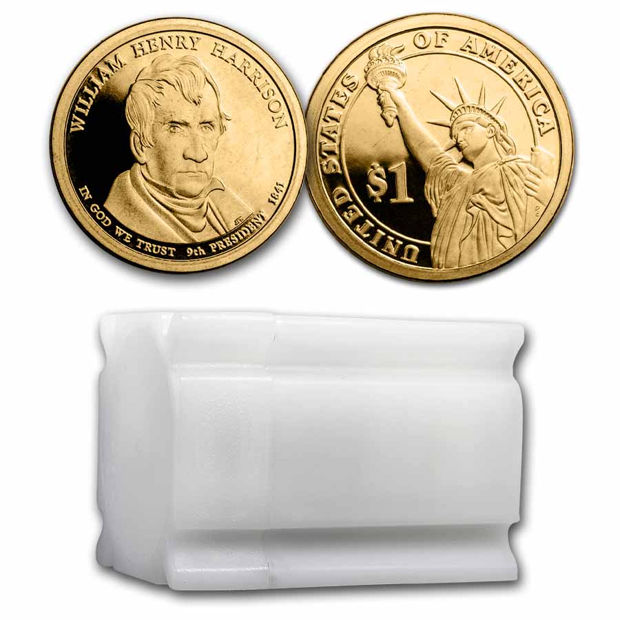Buy 2009 William Harrison 20 Coin Pres. Dollar Roll