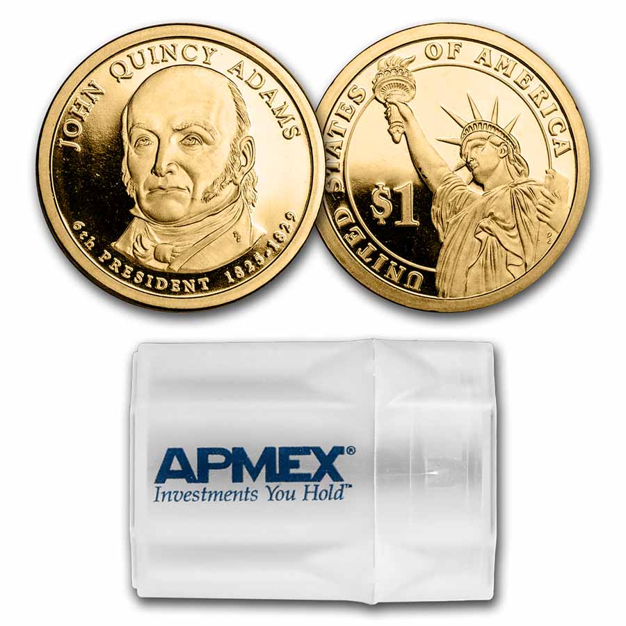 Buy 2008 John Quincy Adams Pres. Dollar Roll 20 Coin - Click Image to Close