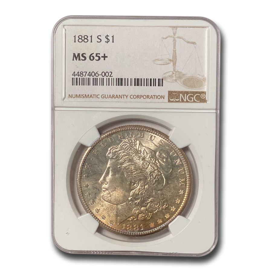 Buy 1881-S Morgan Dollar MS-65+ NGC