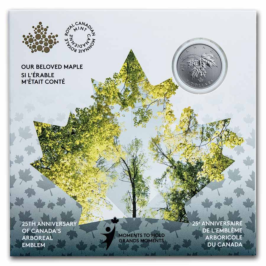 Buy 2021 RCM $5 Ag Moments to Hold 25th CA Arbor Emb - Click Image to Close