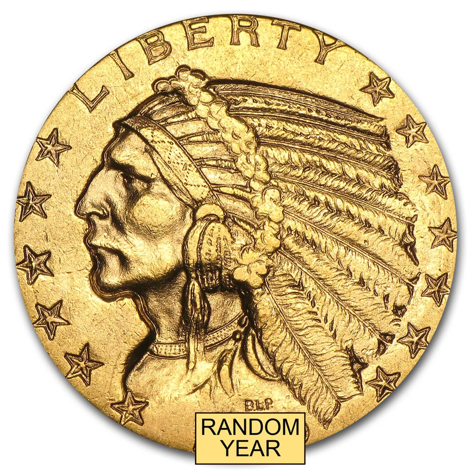 Buy $5 Indian Gold Half Eagle AU (Random Year)