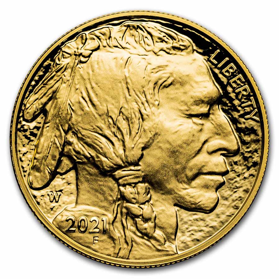 Buy 2021-W 1 oz Proof Gold Buffalo (w/Box & COA)