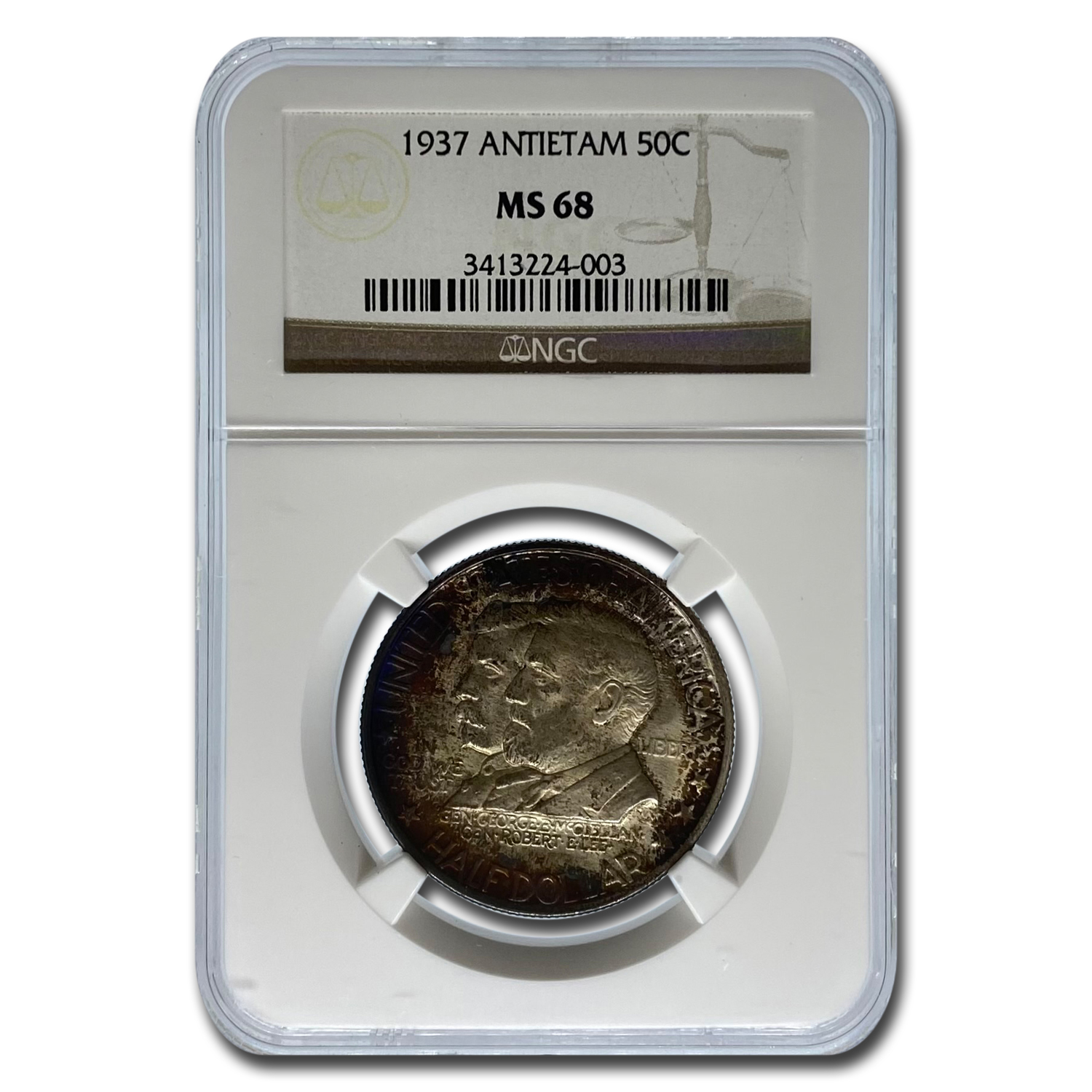 Buy 1937 Battle of Antietam Anniversary Half Dollar MS-68 NGC