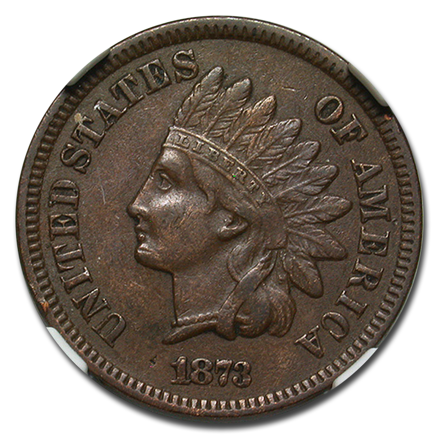 Buy 1873 Indian Head Cent XF-45 NGC (Open 3)