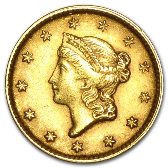 Buy $1 Liberty Head Gold Dollar Type 1 AU (Random Year)