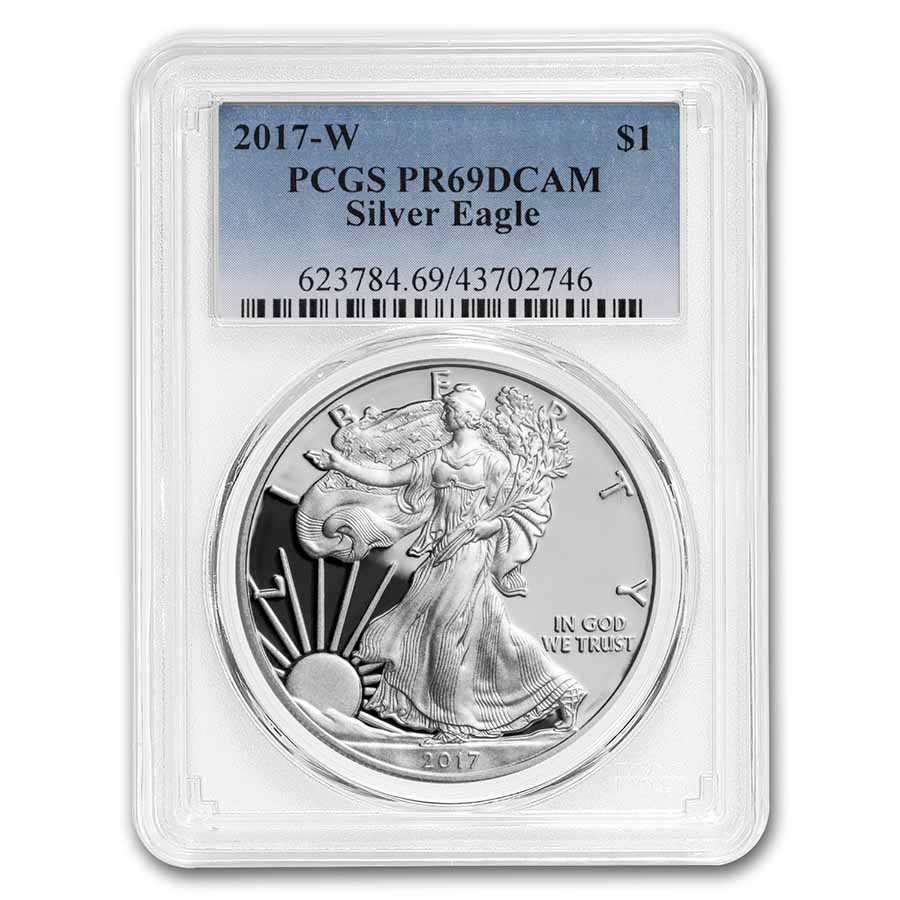 Buy 2017-W Proof American Silver Eagle PR-69 PCGS