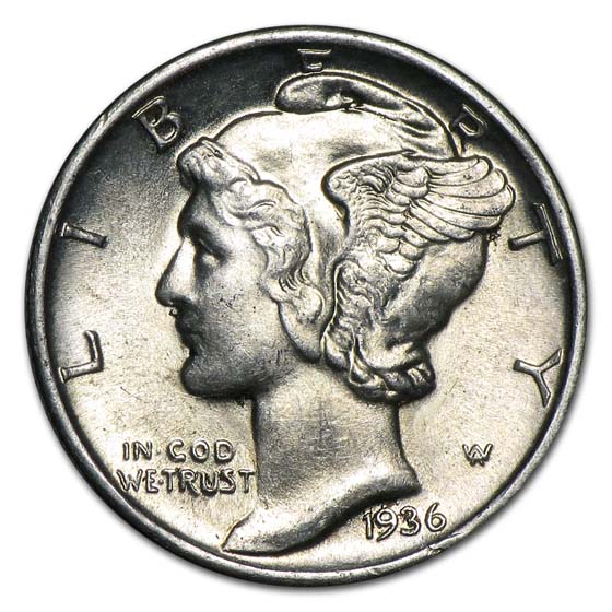 Buy 1936 Mercury Dime BU