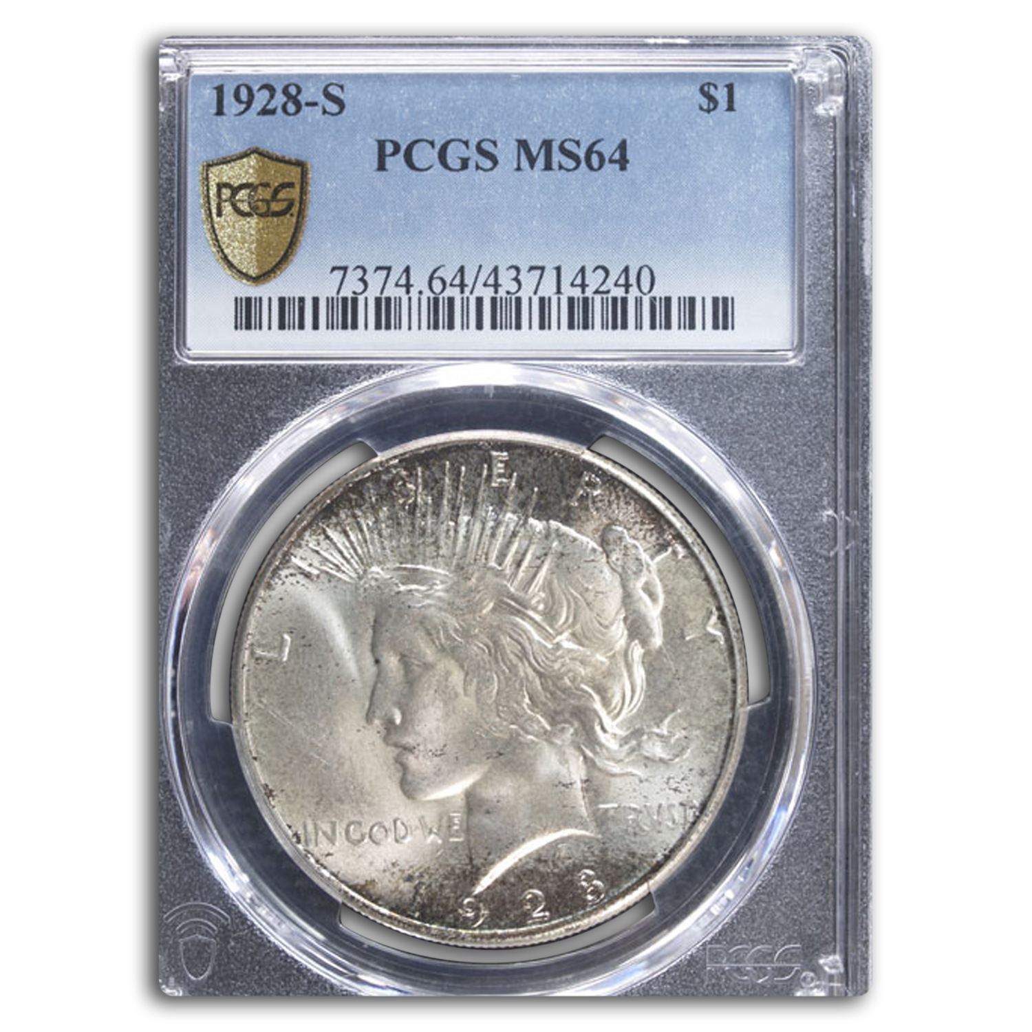 Buy MS-64 1928-S Peace Dollar PCGS - Click Image to Close