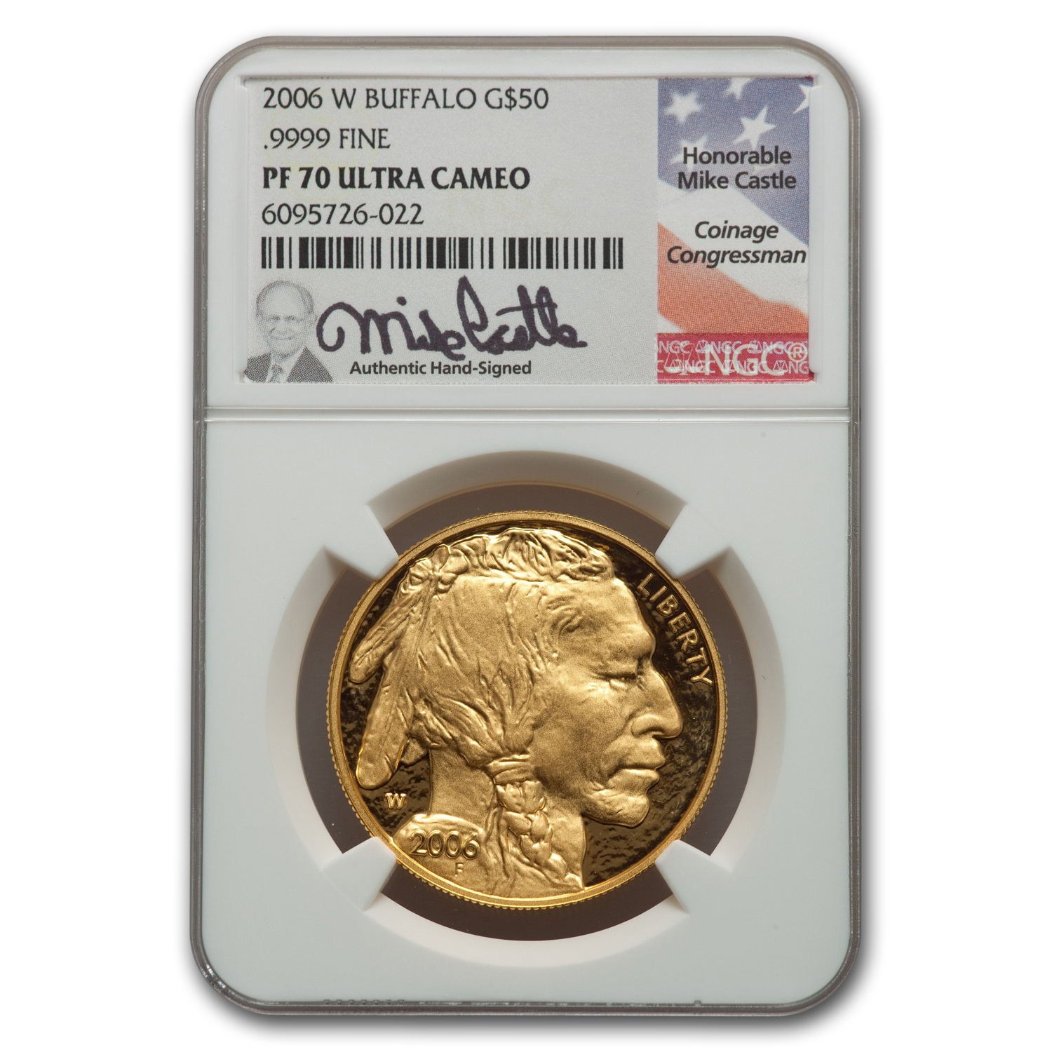 Buy 2006-W 1 oz Proof Gold Buffalo PF-70 NGC (Mike Castle) - Click Image to Close