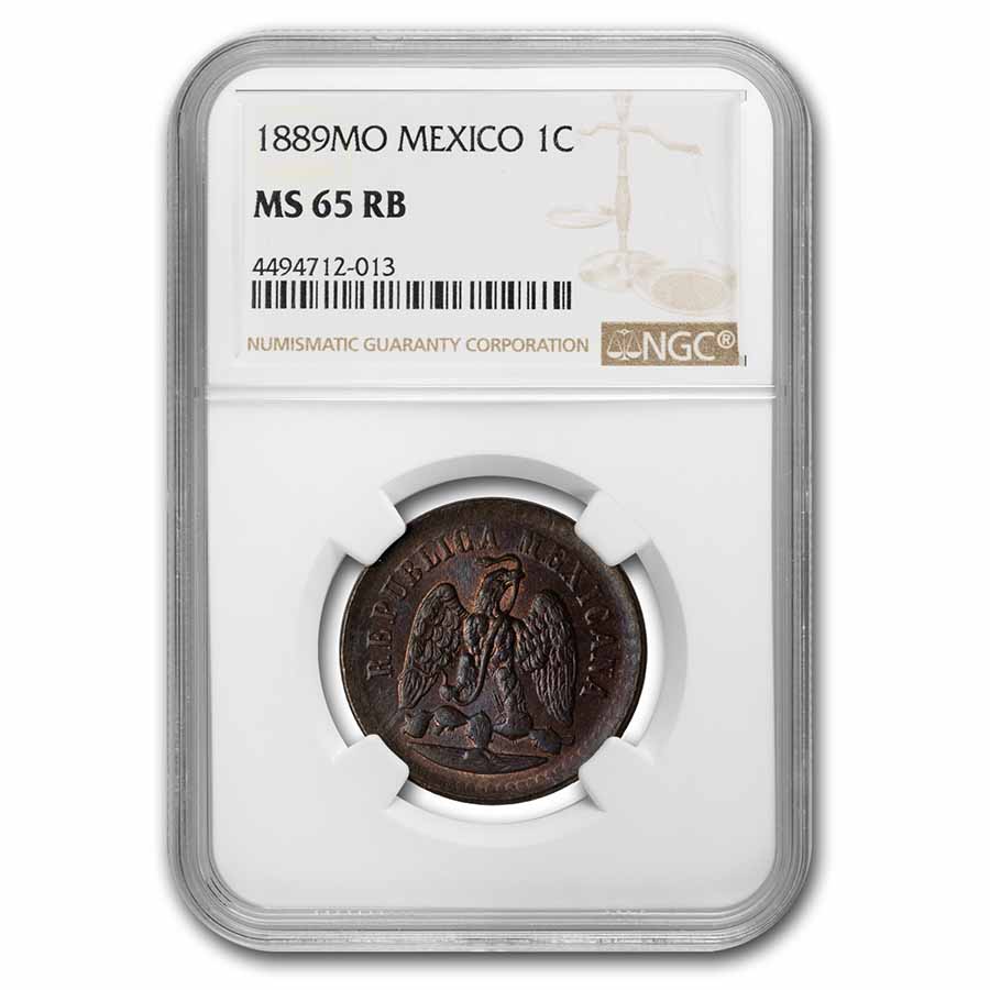 Buy 1889-Mo Mexico Centavo MS-65 NGC (Red/Brown) - Click Image to Close