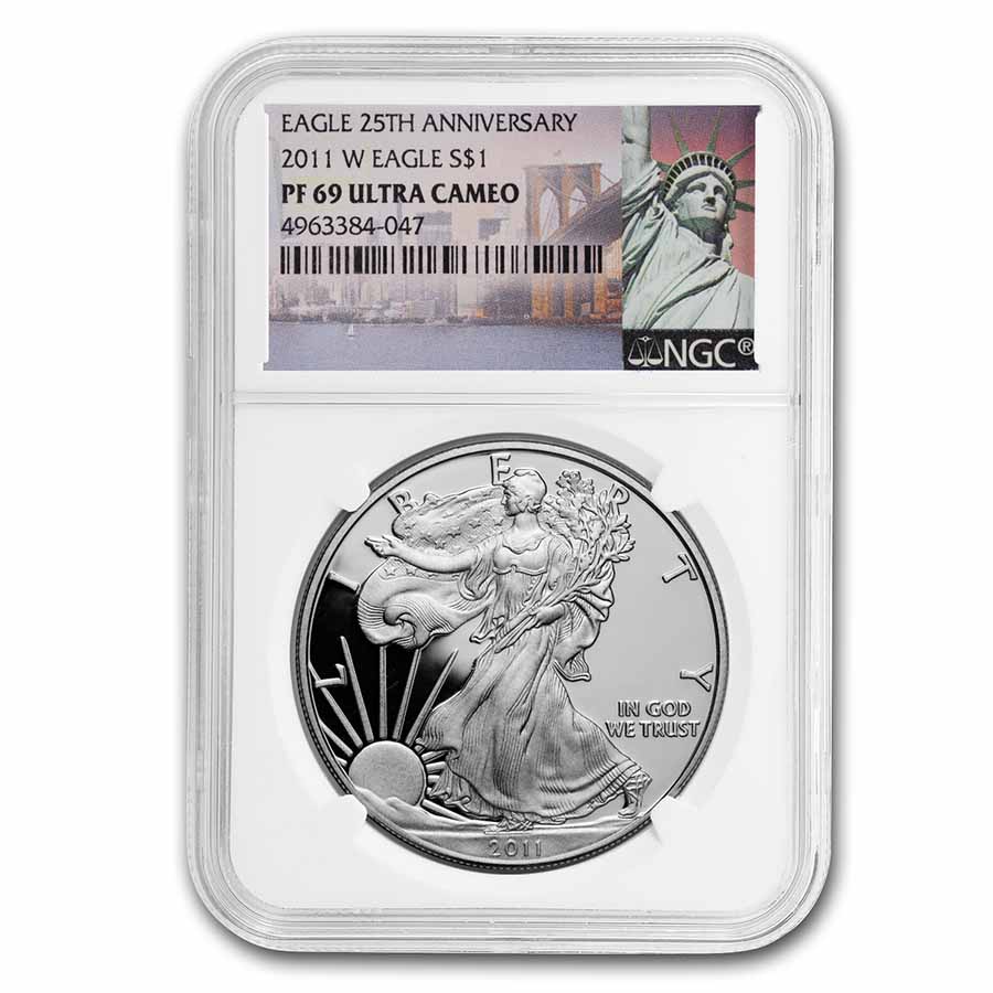 Buy 2011-W Proof American Silver Eagle PF-69 NGC