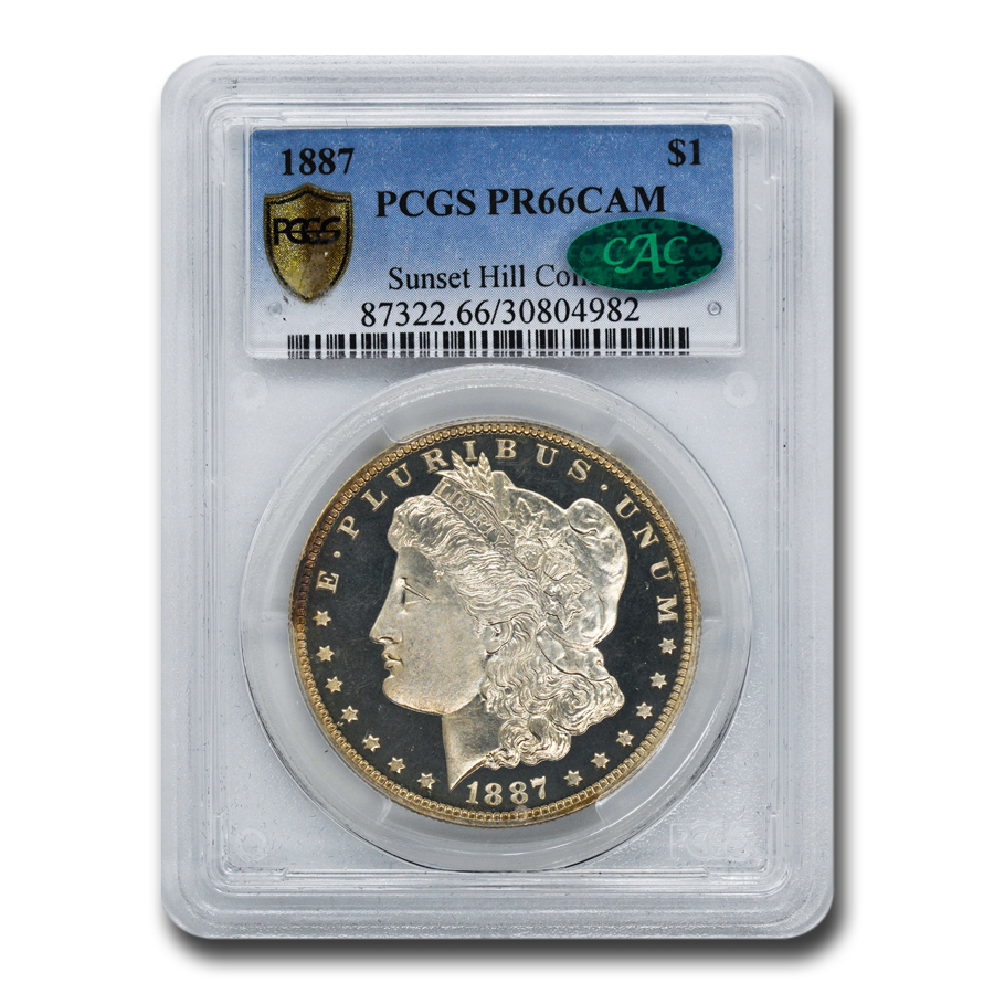 Buy 1887 Morgan Dollar PR-66 Cameo PCGS CAC
