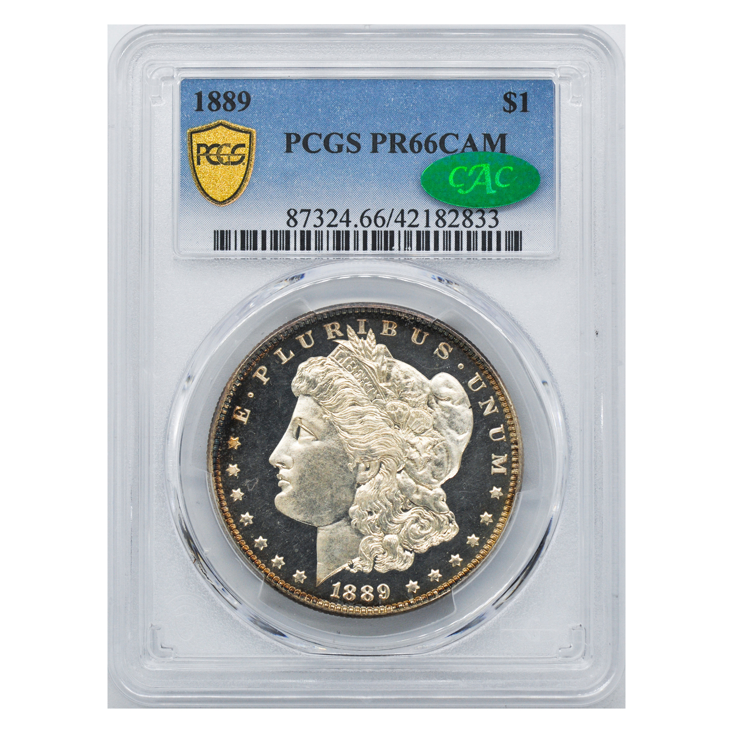 Buy 1889 Morgan Dollar PR-66 Cameo PCGS CAC - Click Image to Close