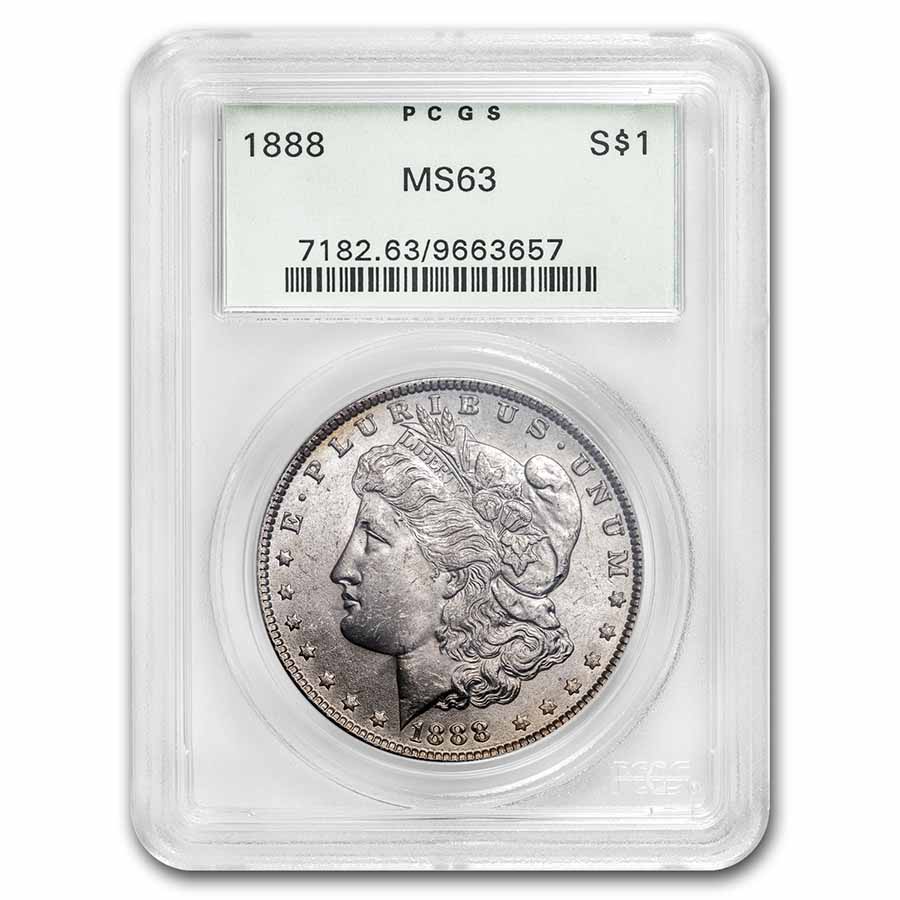 Buy 1888 Morgan Dollar MS-63 PCGS (Old Green Label) - Click Image to Close