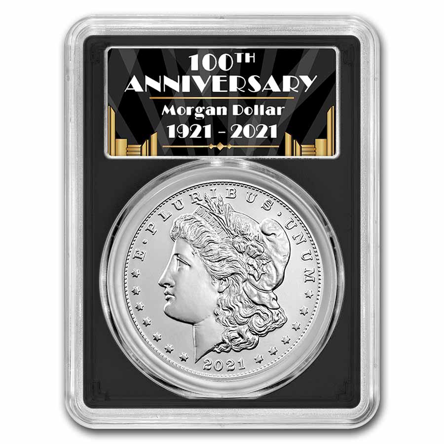 Buy 2021-(O) Silver Morgan Dollar MS-70 PCGS (FDI, Black)