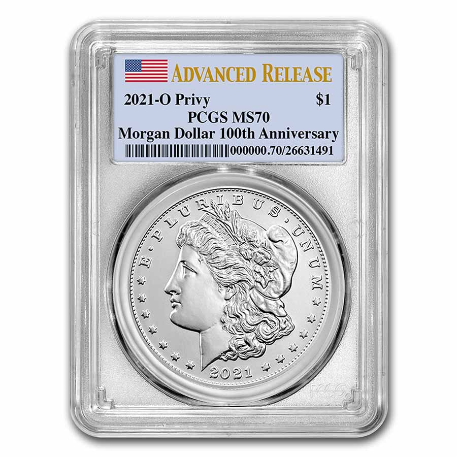 Buy 2021-(O) Silver Morgan Dollar MS-70 PCGS (Advanced Release)