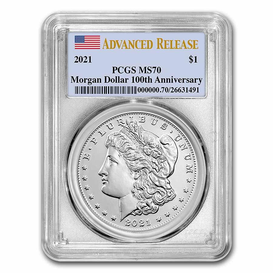 Buy 2021 Silver Morgan Dollar MS-70 PCGS (Advanced Release)