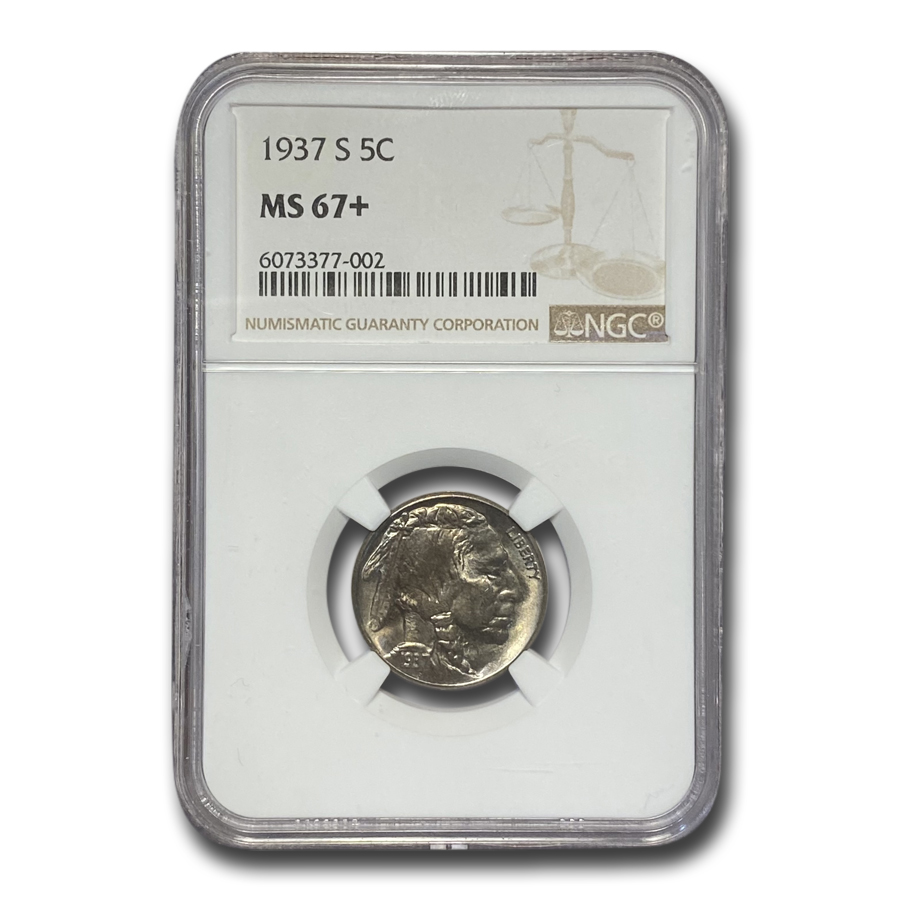 Buy 1937-S Buffalo Nickel MS-67+ NGC