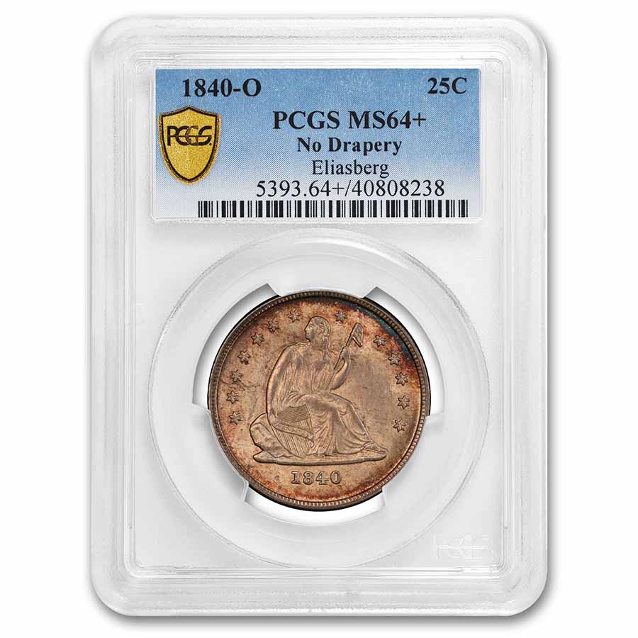 Buy 1840-O Liberty Seated Quarter MS-64+ PCGS (No Drapery)