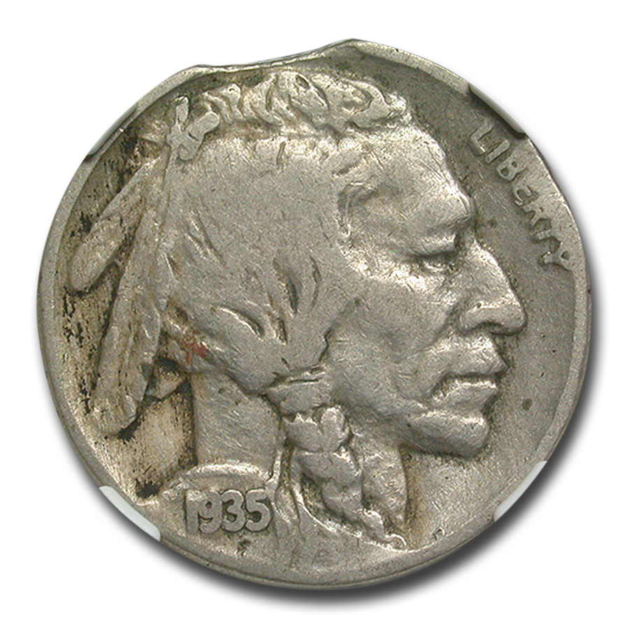 Buy 1935 Buffalo Nickel VF-20 NGC (Double Curved Clip)