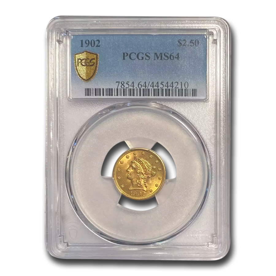 Buy 1902 $2.50 Liberty Gold Quarter Eagle MS-64 PCGS