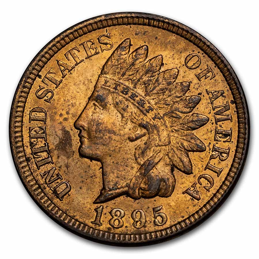 Buy 1895 Indian Head Cent BU (Red)