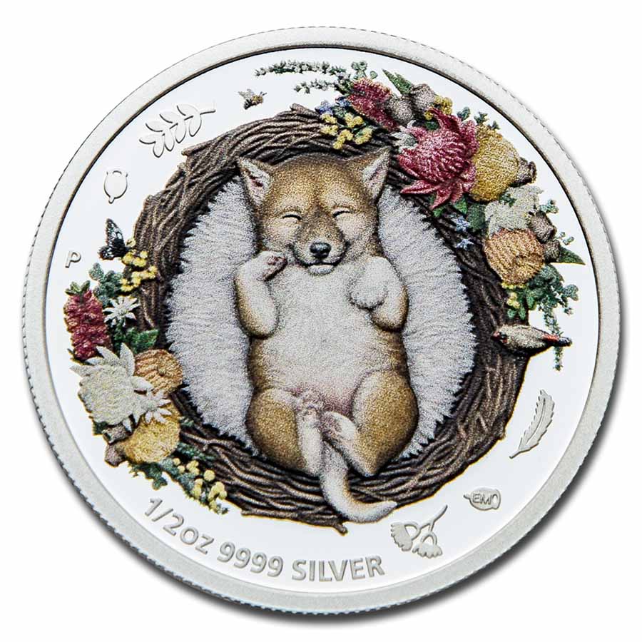 Buy 2021-P Australia 1/2 oz Silver Dreaming Down Under Dingo Proof