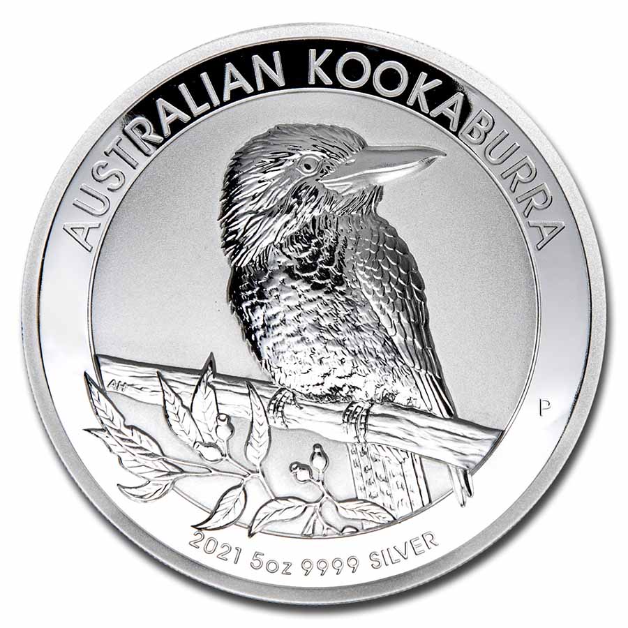 Buy 2021-P AUS 5 oz Ag Incused AUS Kookaburra Proof