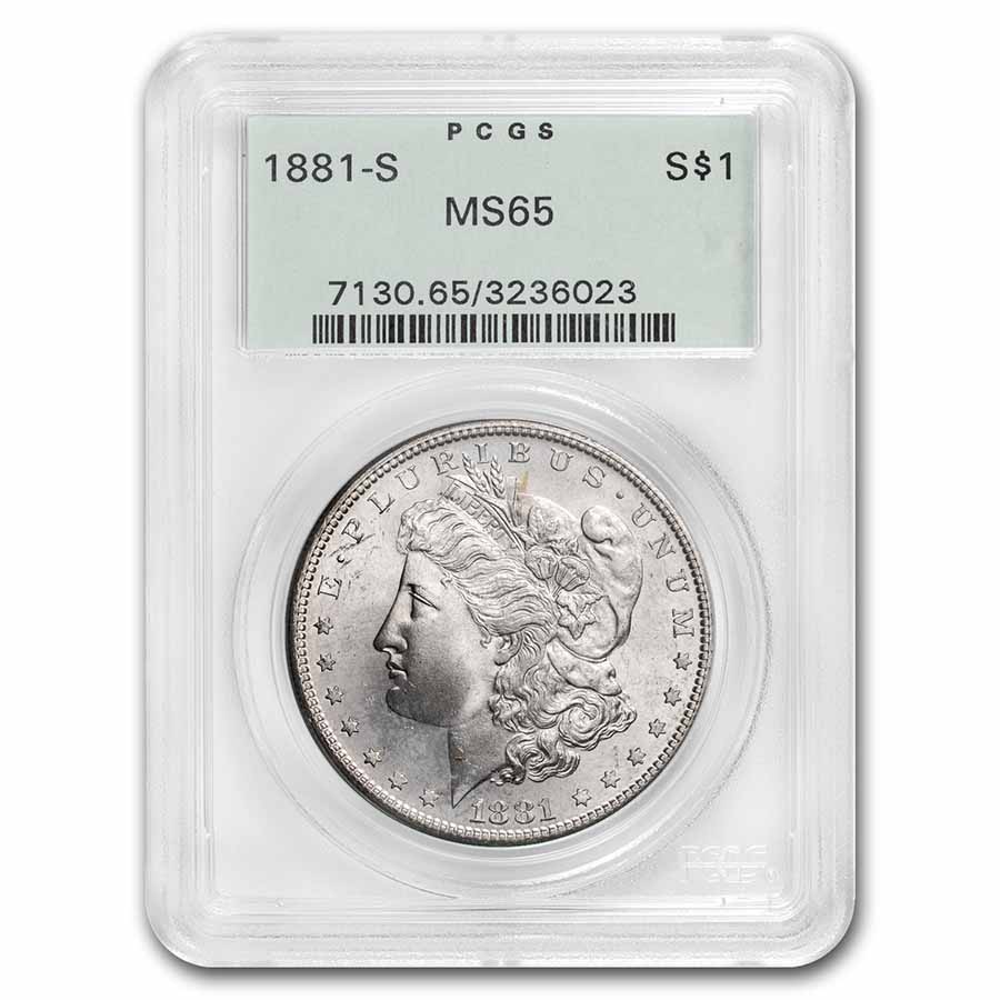 Buy 1878-1904 Morgan Dollars MS-65 PCGS (OGH, Toned) - Click Image to Close