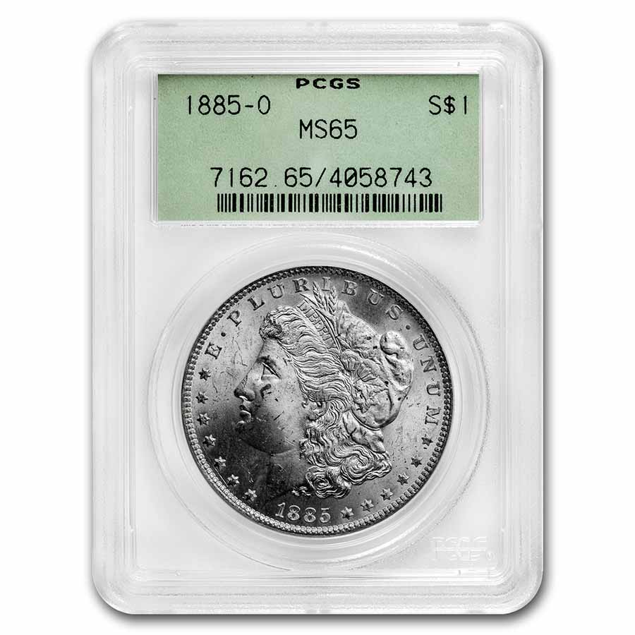 Buy 1885-O Morgan Dollar MS-65 PCGS (OGH)
