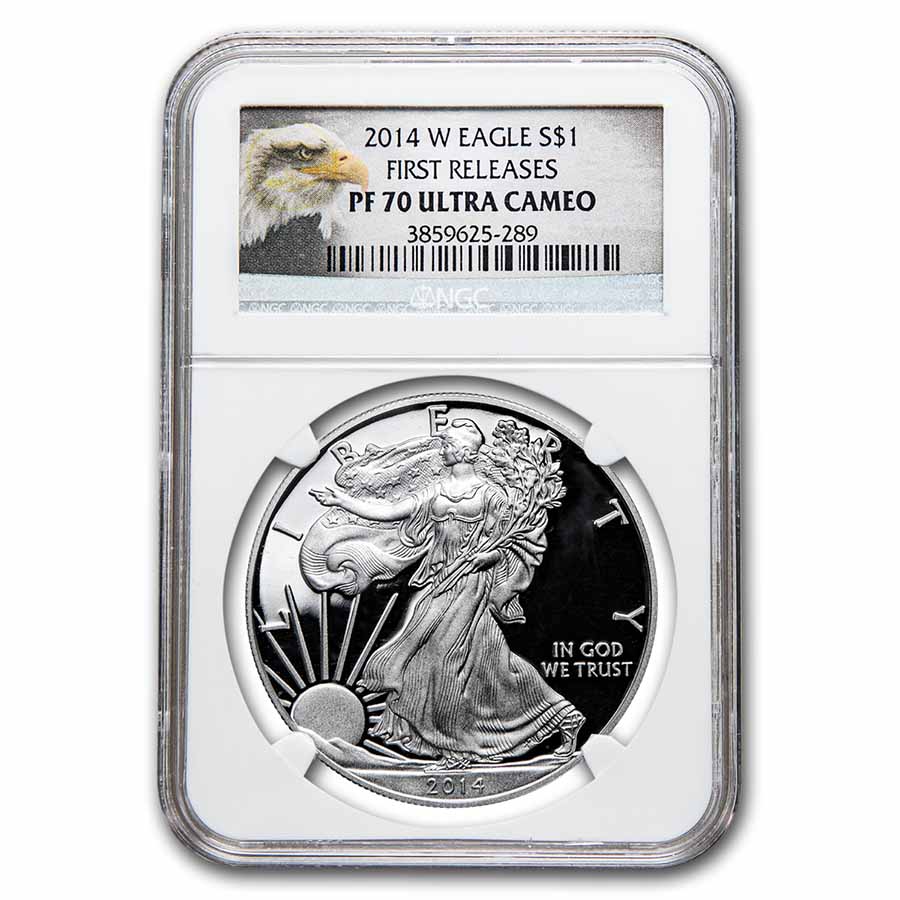 Buy 2014-W Proof American Silver Eagle PF-70 NGC (FR)